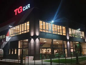 Tg Car nuova sede in notturna