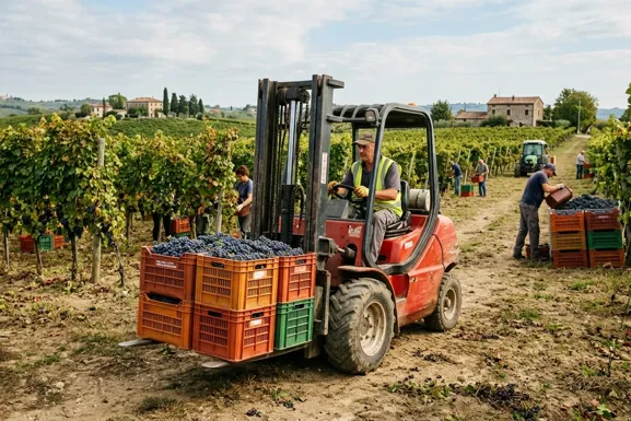Tempo di vendemmia: acquista o noleggia i tuoi mezzi per la movimentazione e lavora senza rallentame
